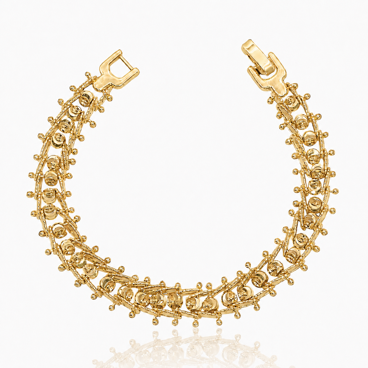 Diamond Cut Bracelet by STACKED OC