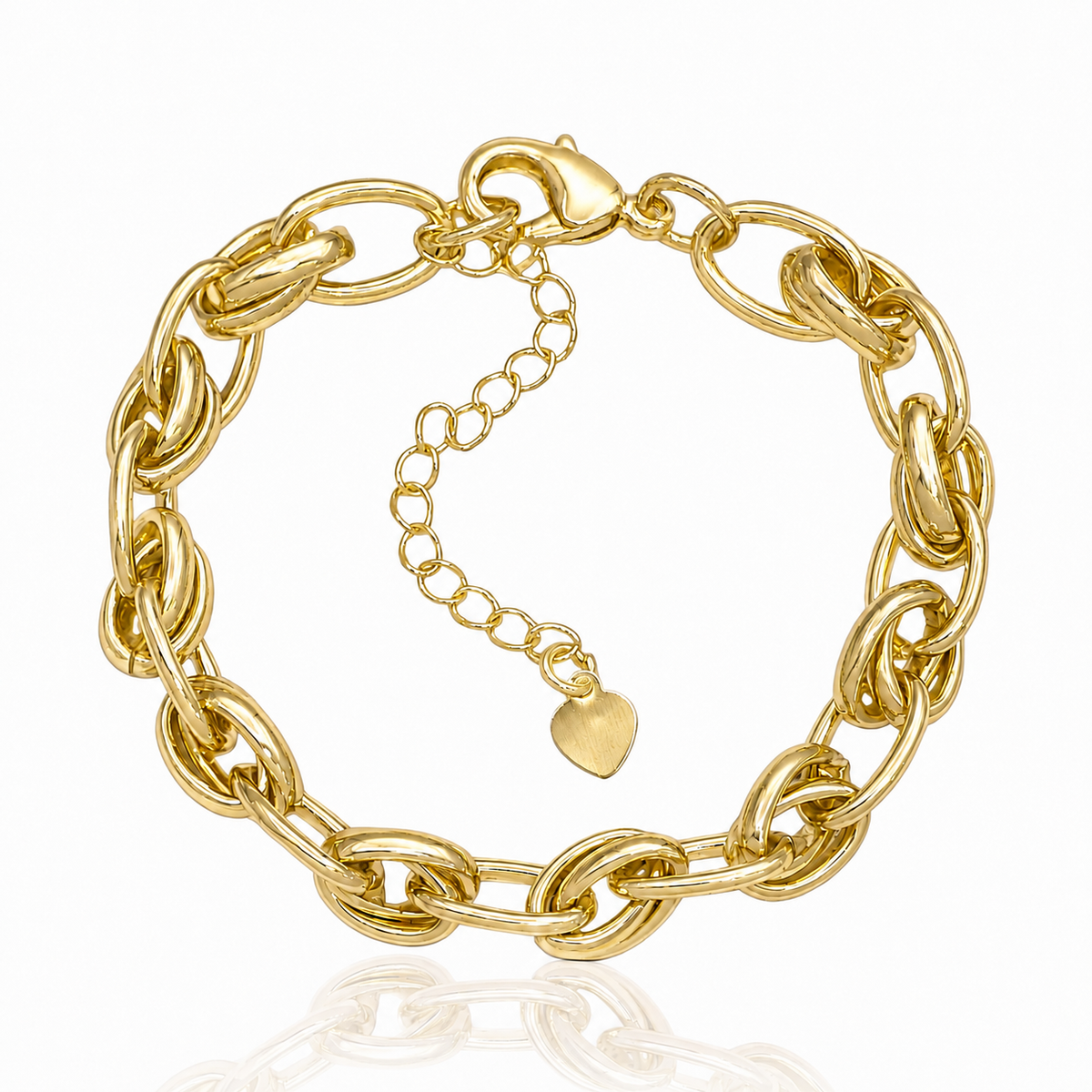Double Link Chain Bracelet by STACKED OC