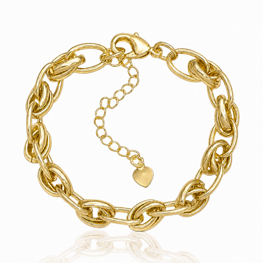 Double Link Chain Bracelet by STACKED OC