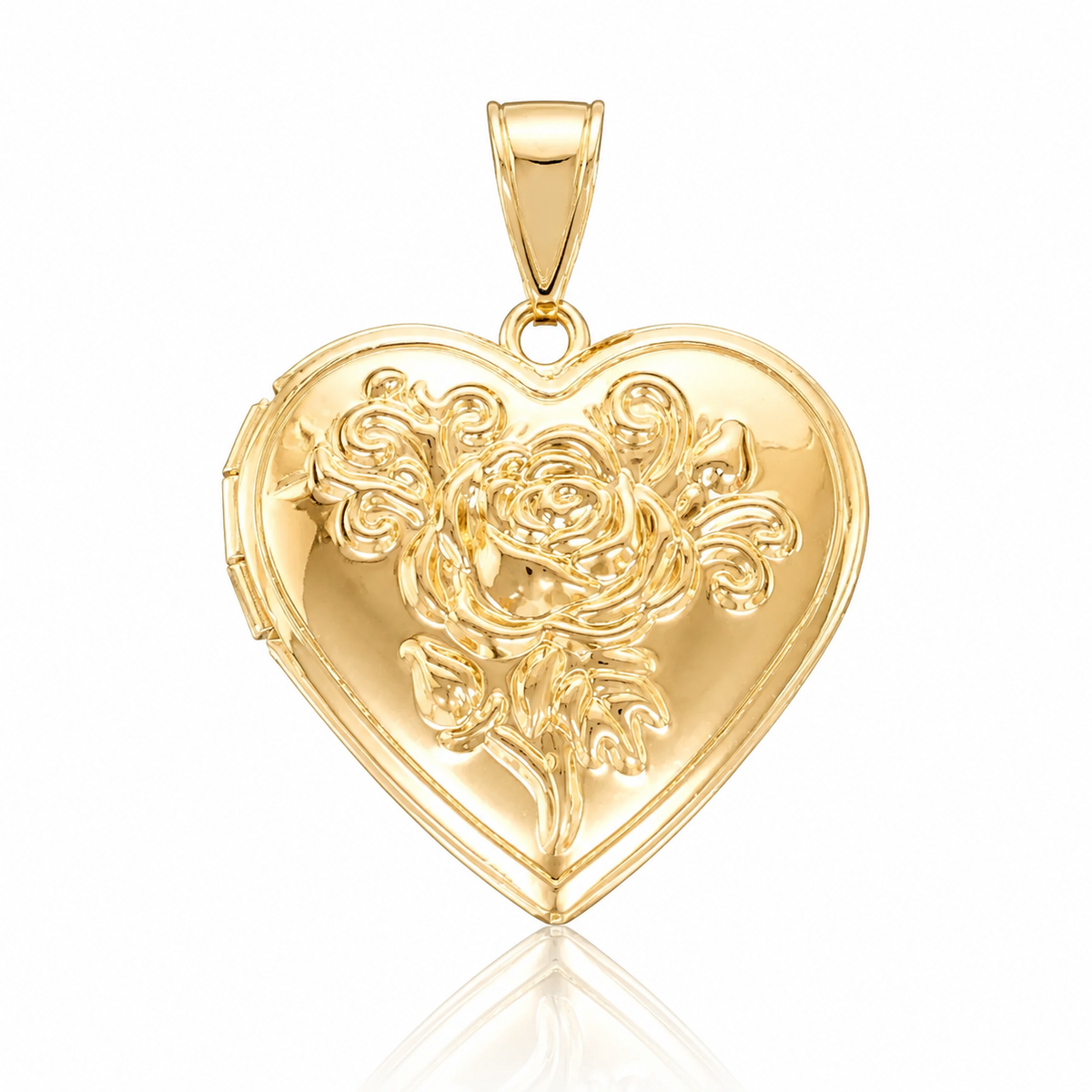 Vintage Rose Jumbo Locket by STACKED OC