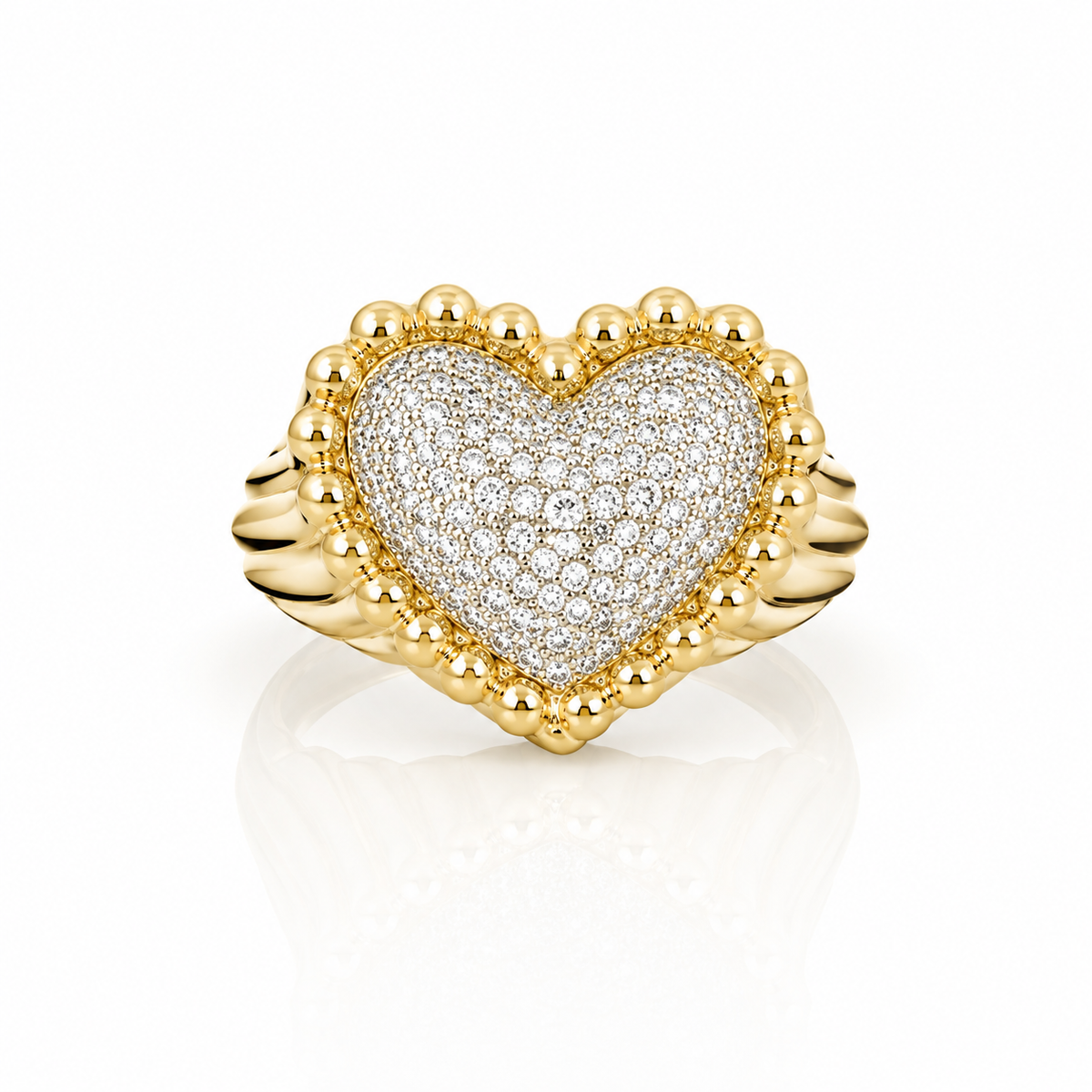 Heart Signet Ring by STACKED OC