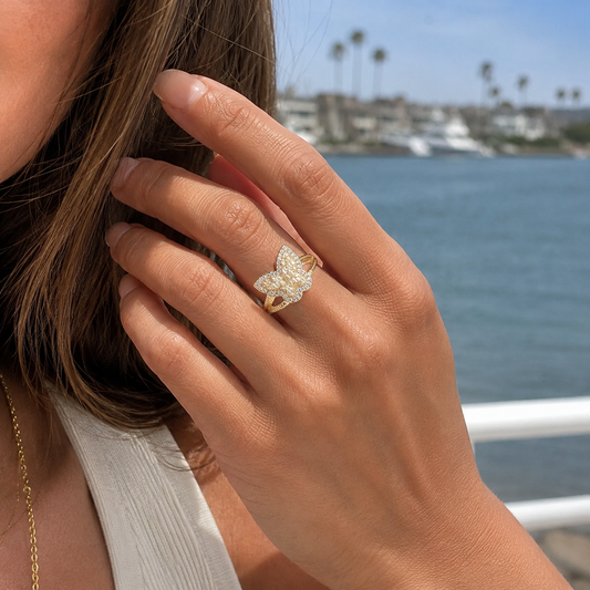 Butterfly Ring by STACKED OC