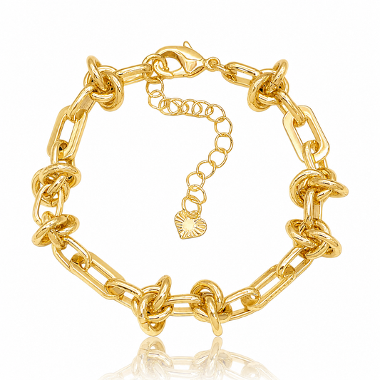 Double Knot Link Bracelet by STACKED OC