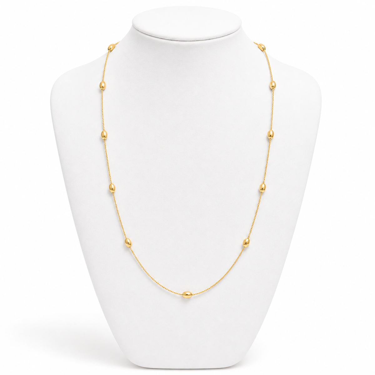 4mm Oval Ball Chain Necklace by STACKED OC