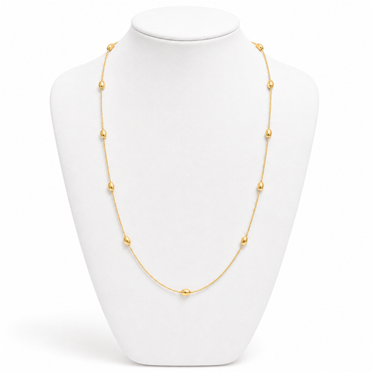 4mm Oval Ball Chain Necklace by STACKED OC