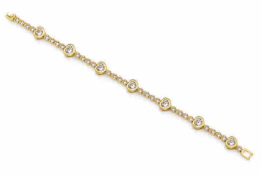 Tennis Heart Bracelet by STACKED OC