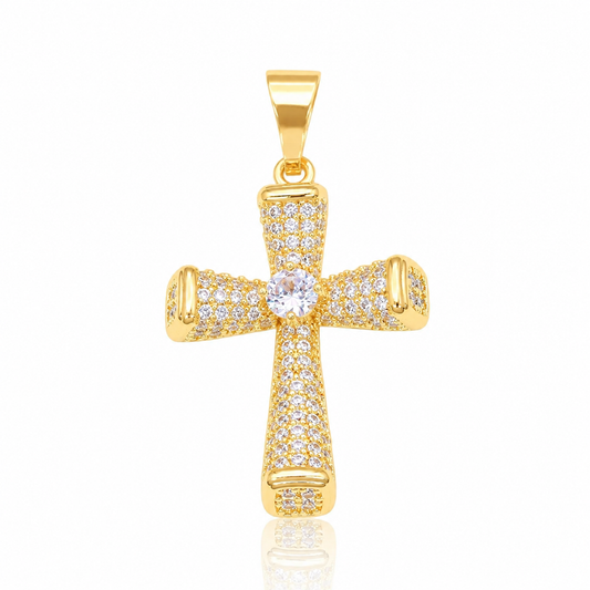 Pave Cross Pendant by STACKED OC