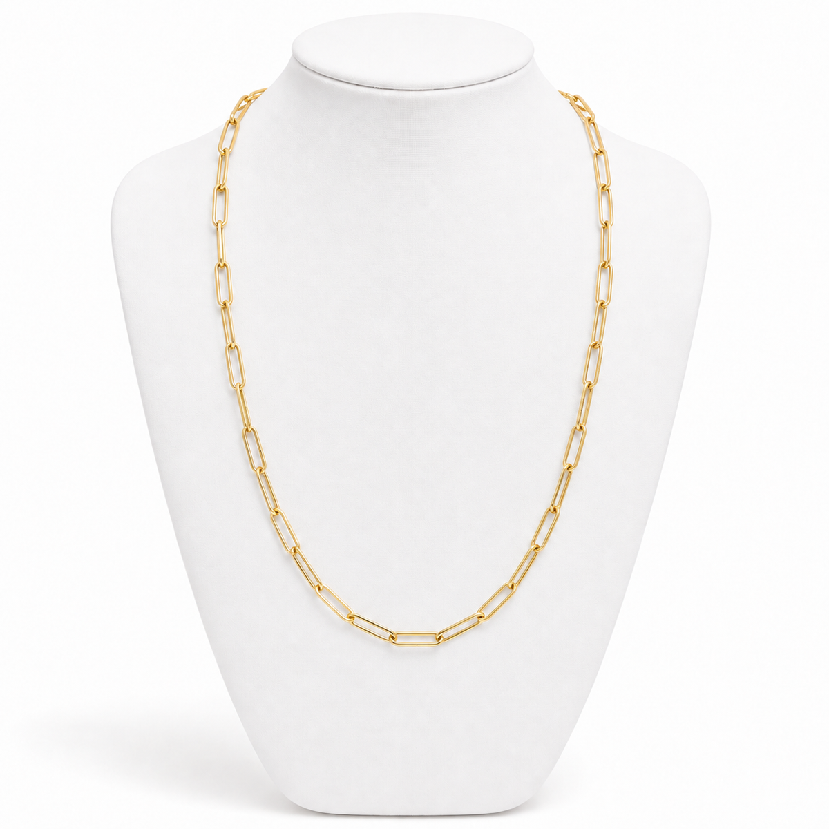 Classic Paper Clip Chain Necklace by STACKED OC