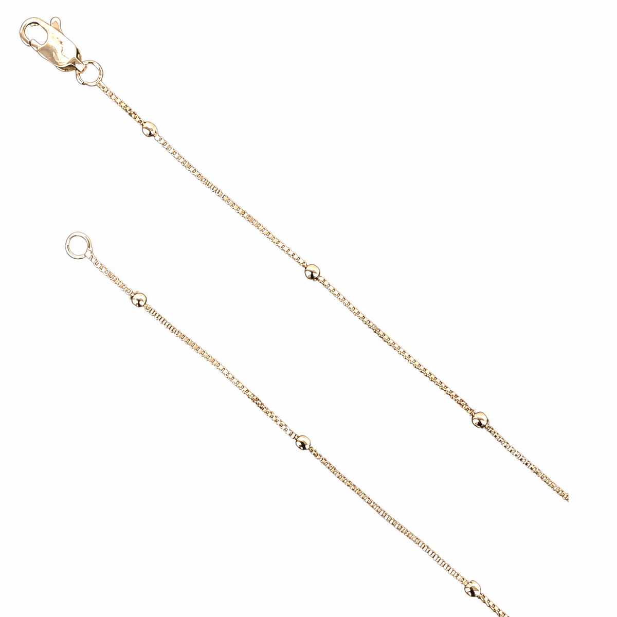 Gold Bead Necklace by STACKED OC