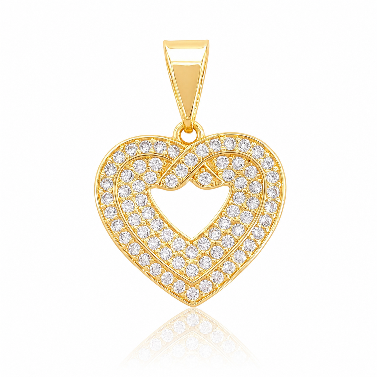 Open Heart Pendant by STACKED OC