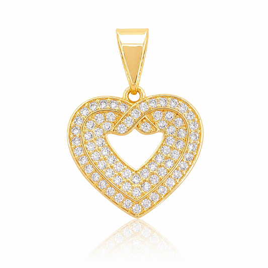 Open Heart Pendant by STACKED OC